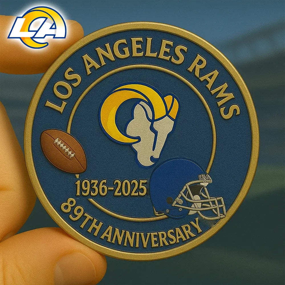 Los Angeles Rams | Premium NFL Commemorative Coin HI - HuddleStyle.com - Image 2