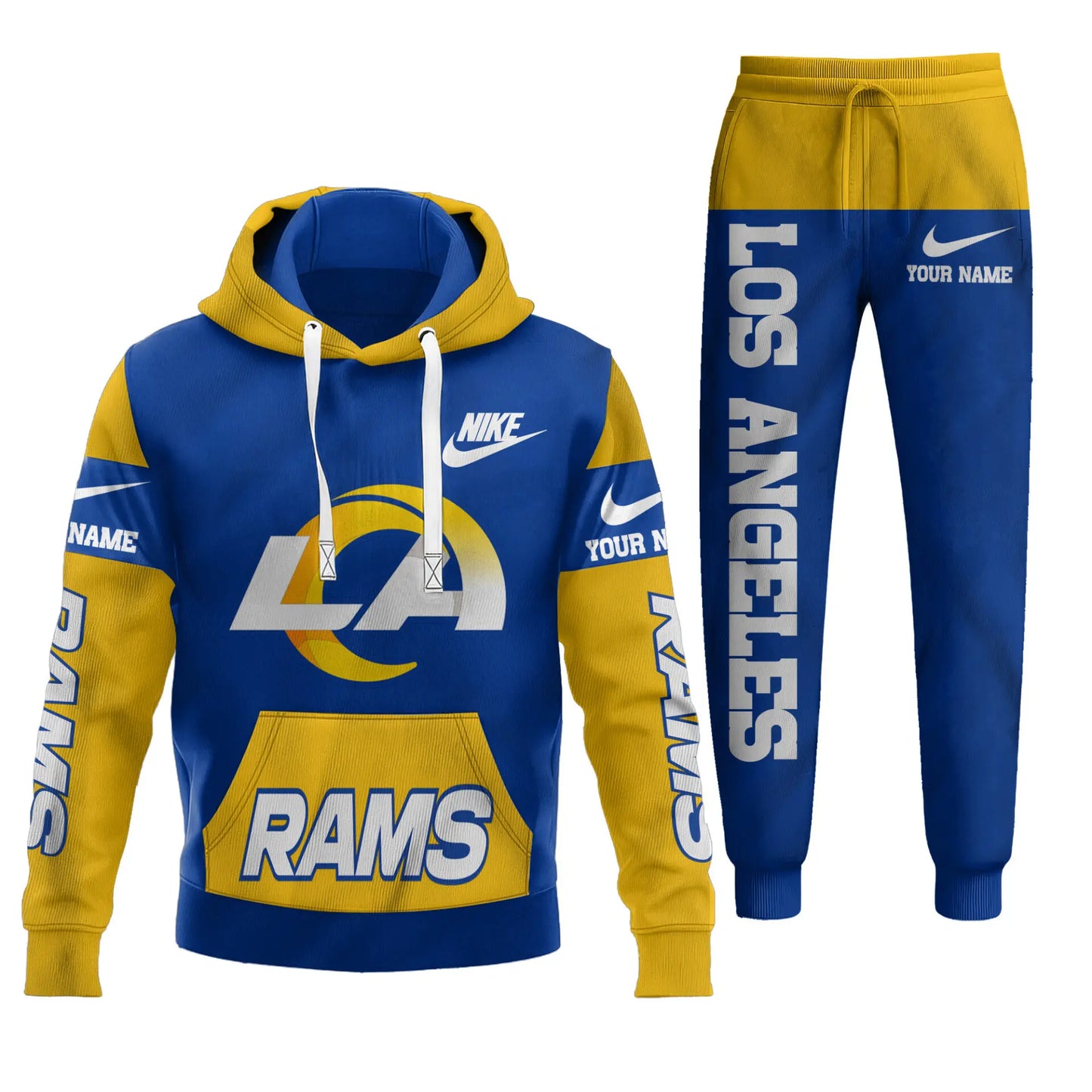 Los Angeles Rams | Premium Hoodie & Pants Set TD - HuddleStyle.com - Main