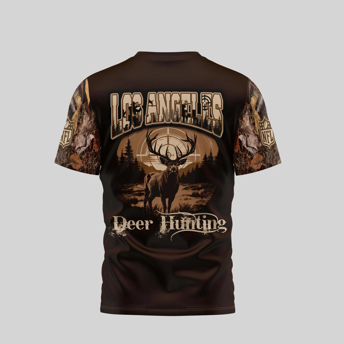 Los Angeles Rams | Premium NFL Deer Hunting 3D Shirt TD - HuddleStyle.com - Image 4