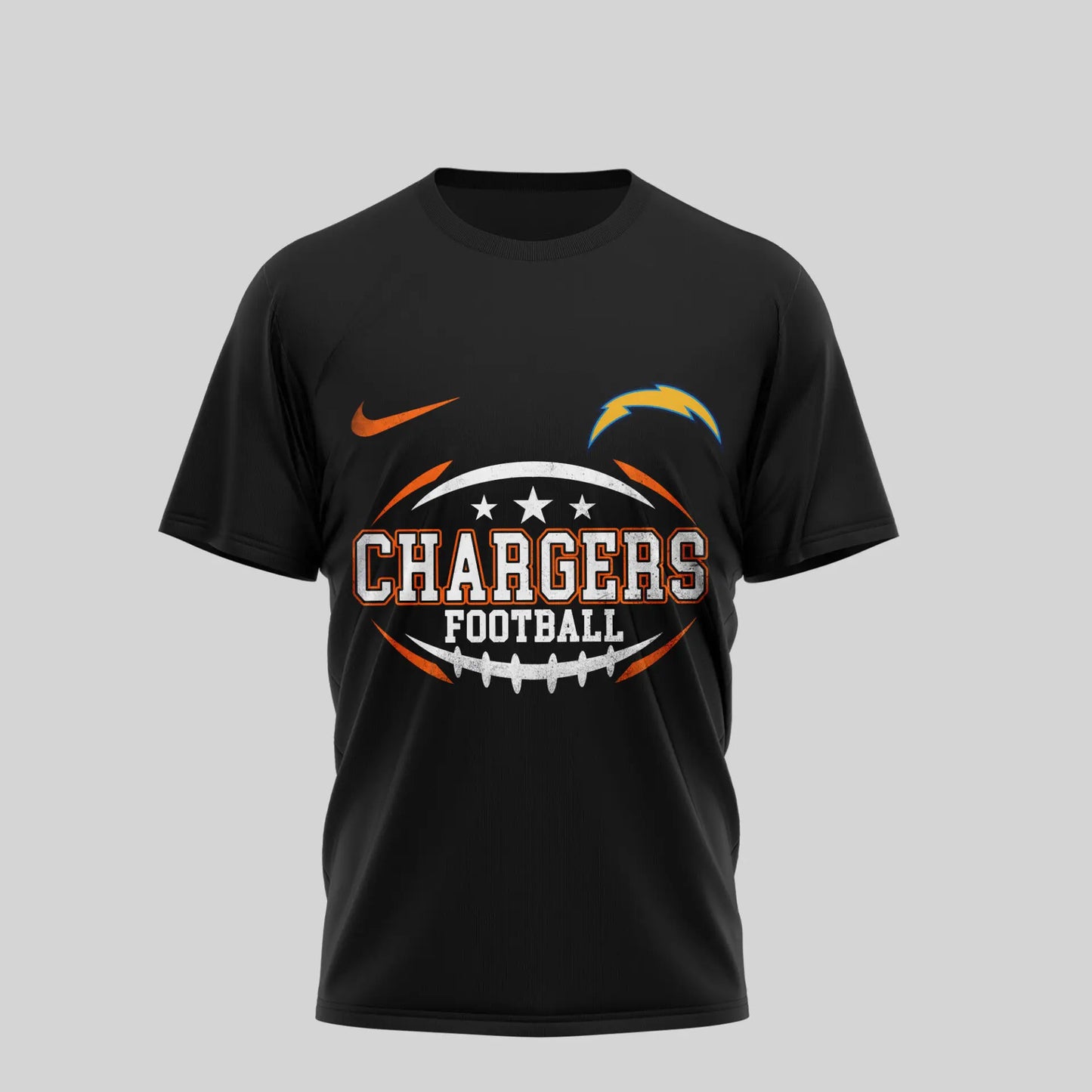 Los Angeles Chargers | Premium NFL Harley Davidson 3D Shirt TD - HuddleStyle.com - Image 2