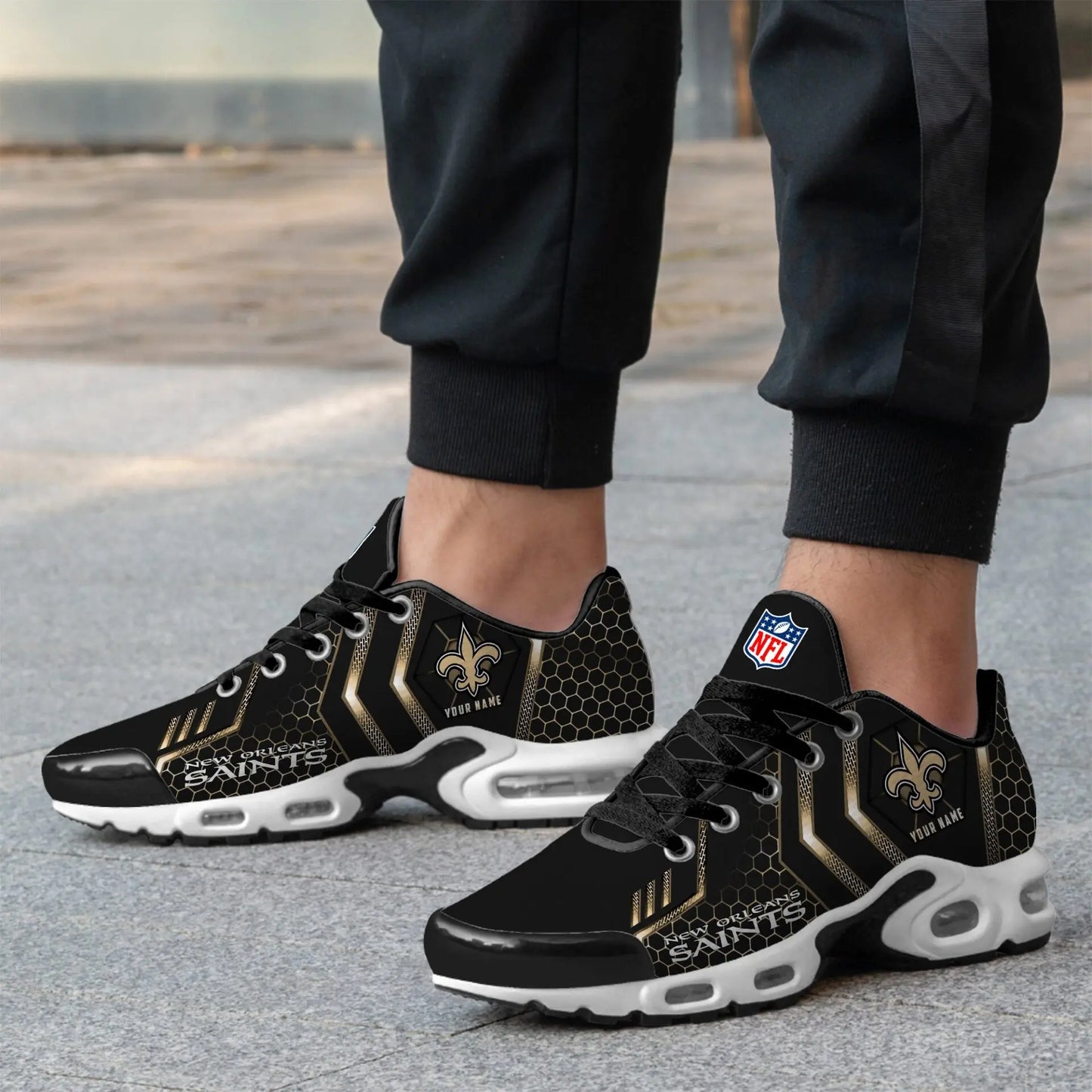 New Orleans Saints | NFL Personalized Air Max Shoes Exclusive Edition TD200925 – HuddleStyle.com - Image 3