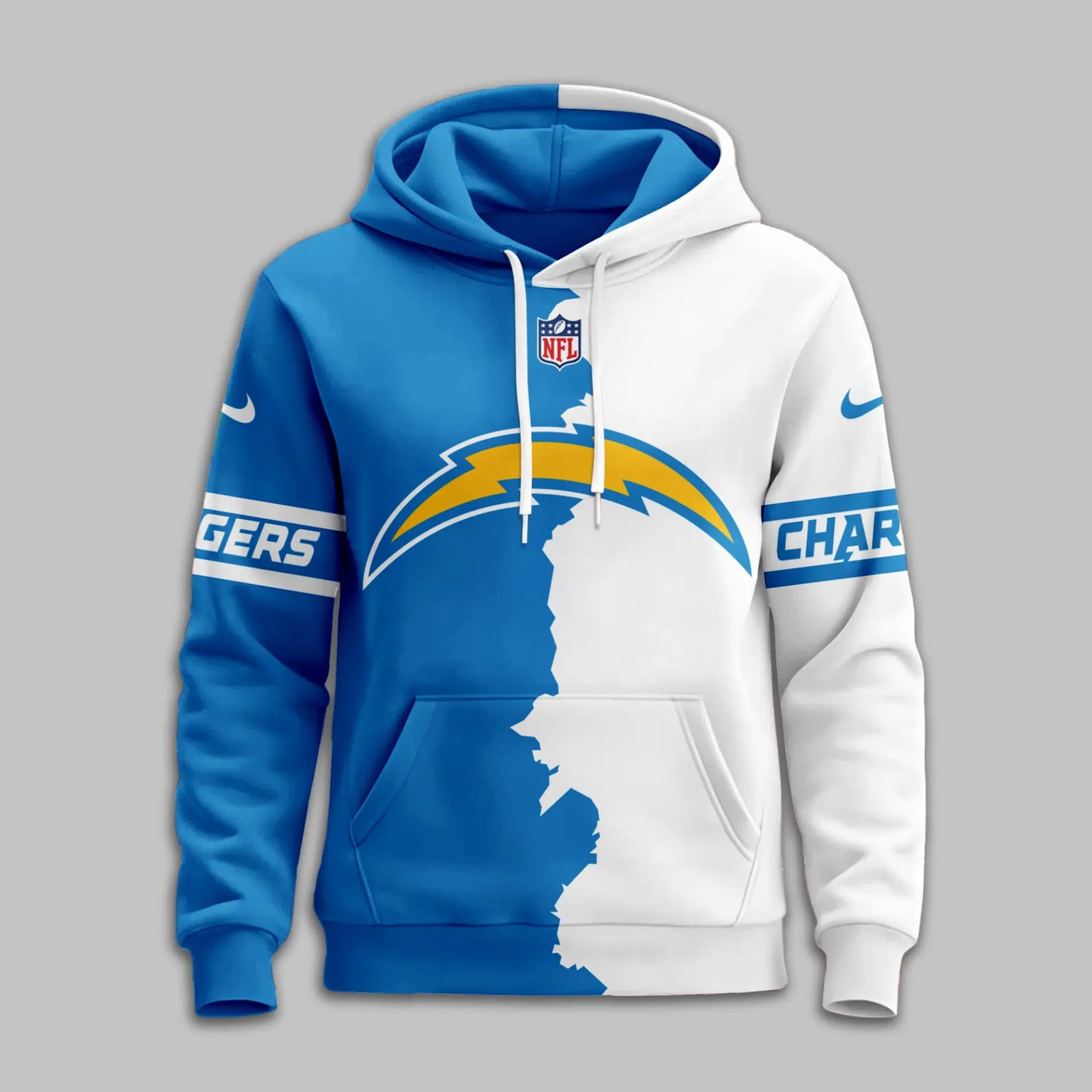 Los Angeles Chargers | Premium Victory Split Hoodie TD - HuddleStyle.com - Image 3
