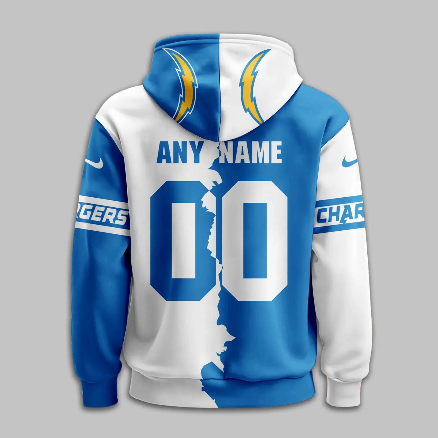 Los Angeles Chargers | Premium Victory Split Hoodie TD - HuddleStyle.com - Image 4