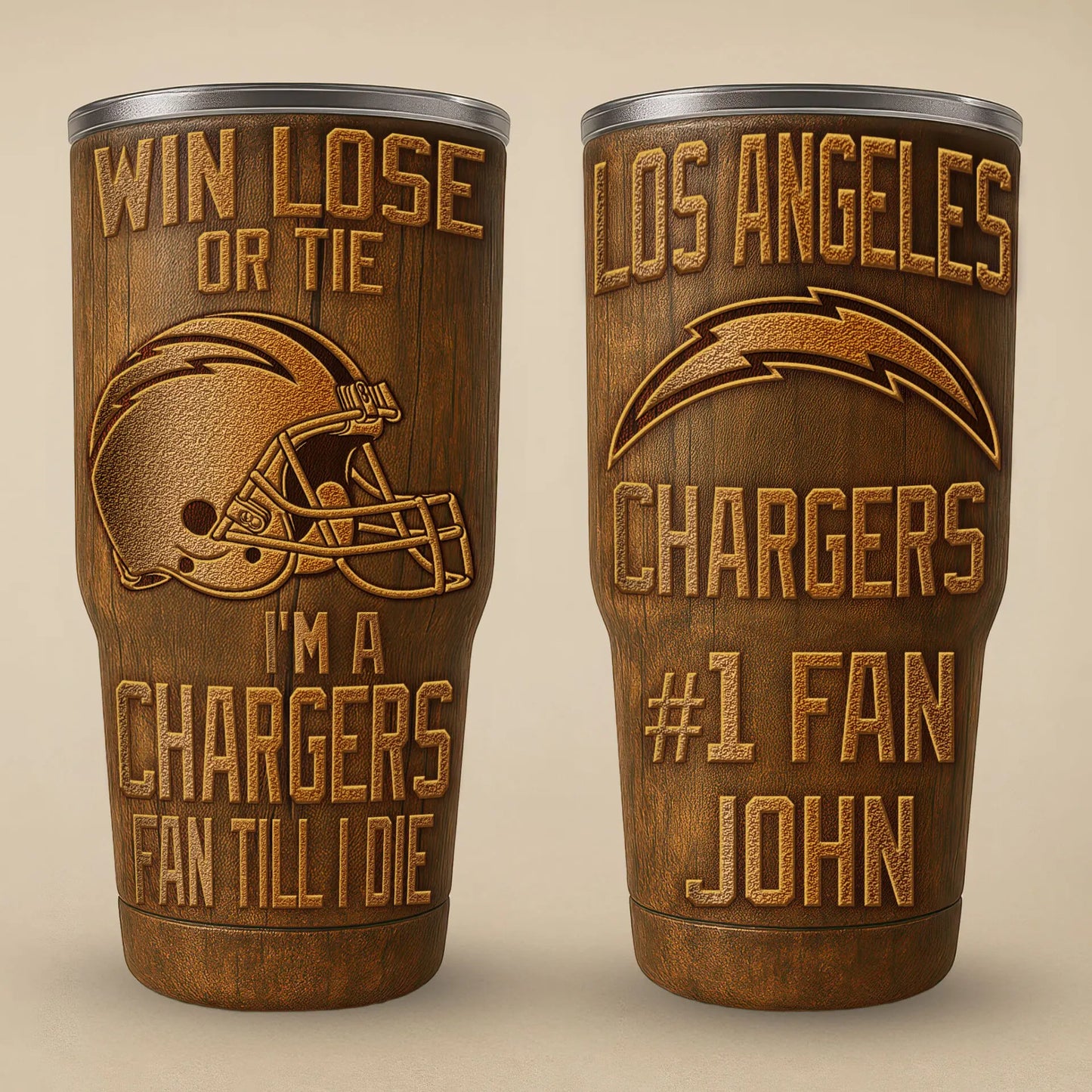 Los Angeles Chargers | PREMIUM TUMBLER TD - HuddleStyle.com - Main