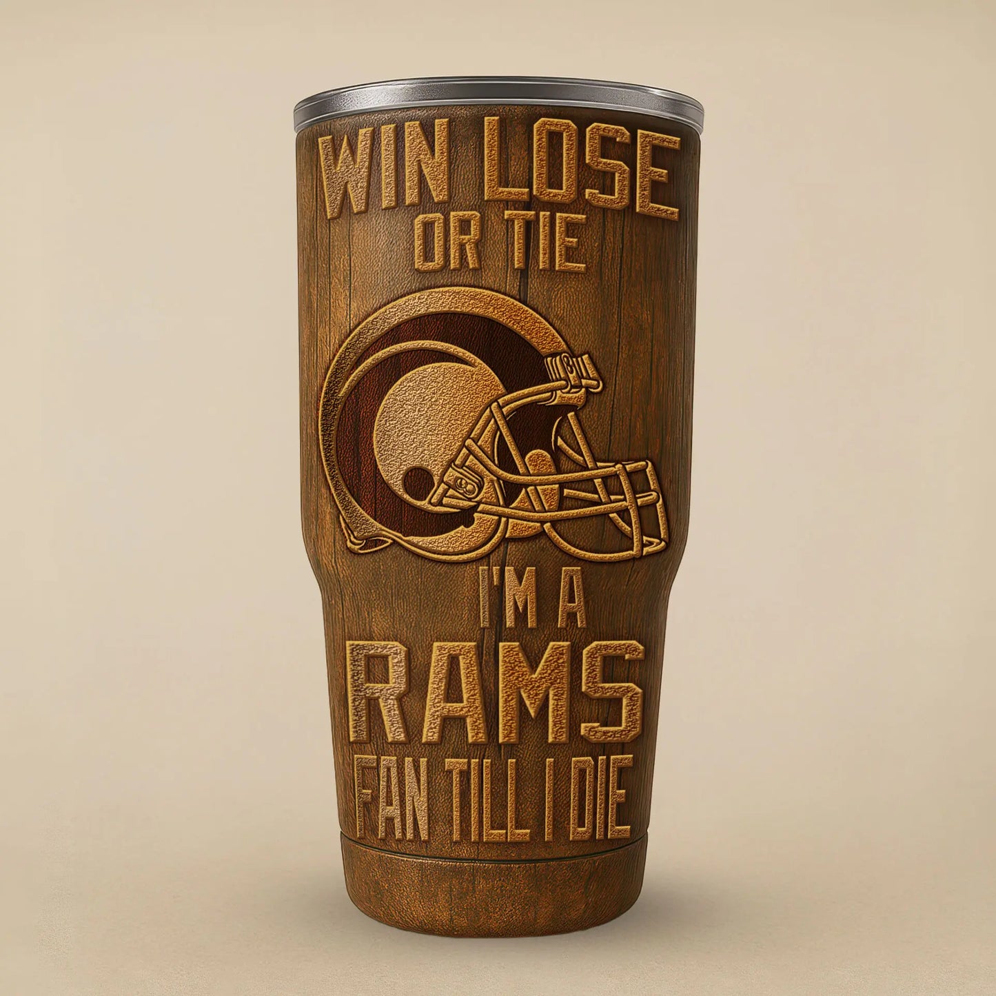 Los Angeles Rams | PREMIUM TUMBLER TD - HuddleStyle.com - Image 4