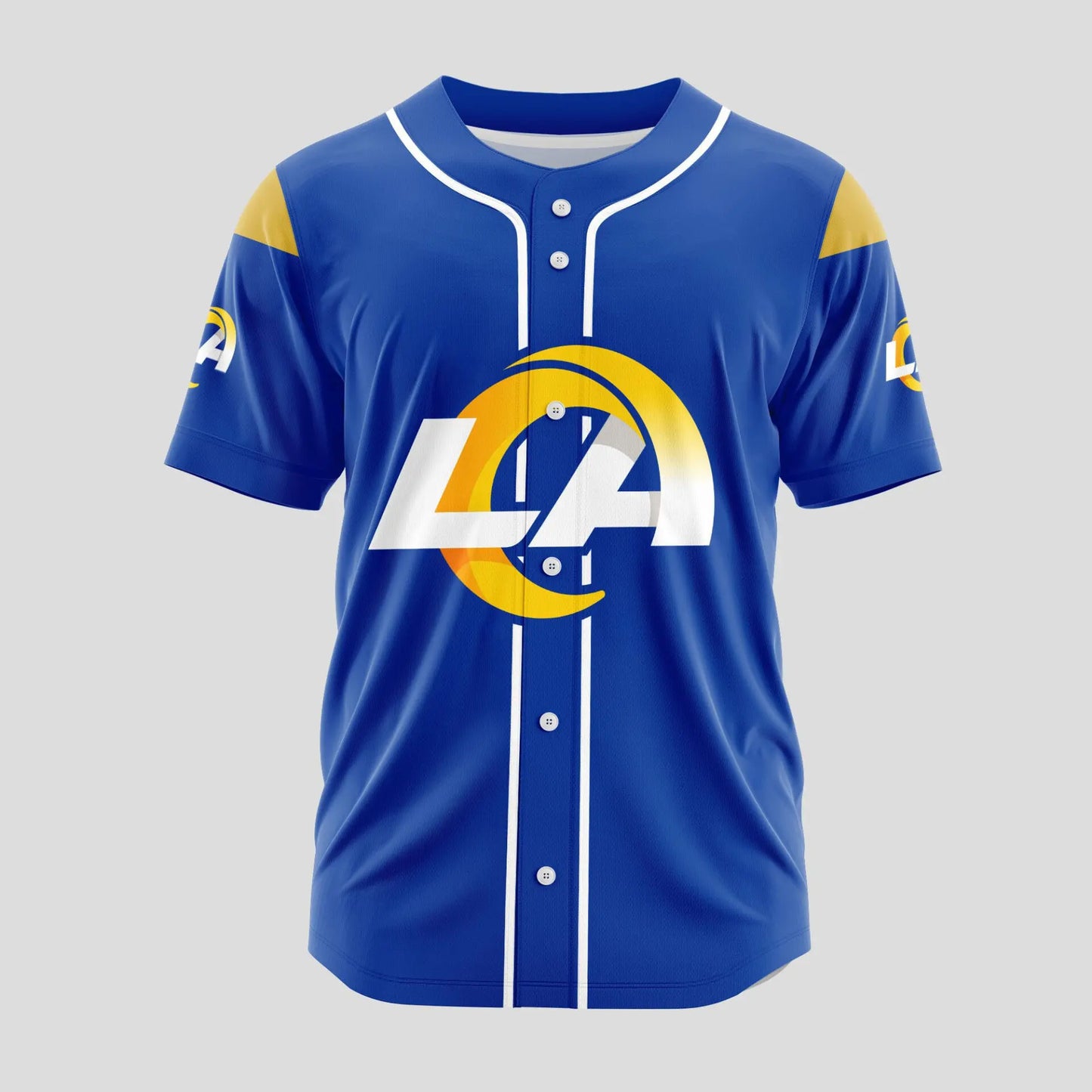 Los Angeles Rams | Classic Baseball Jersey - Customize Your Name & Number, Your Style! - HuddleStyle.com - Image 2