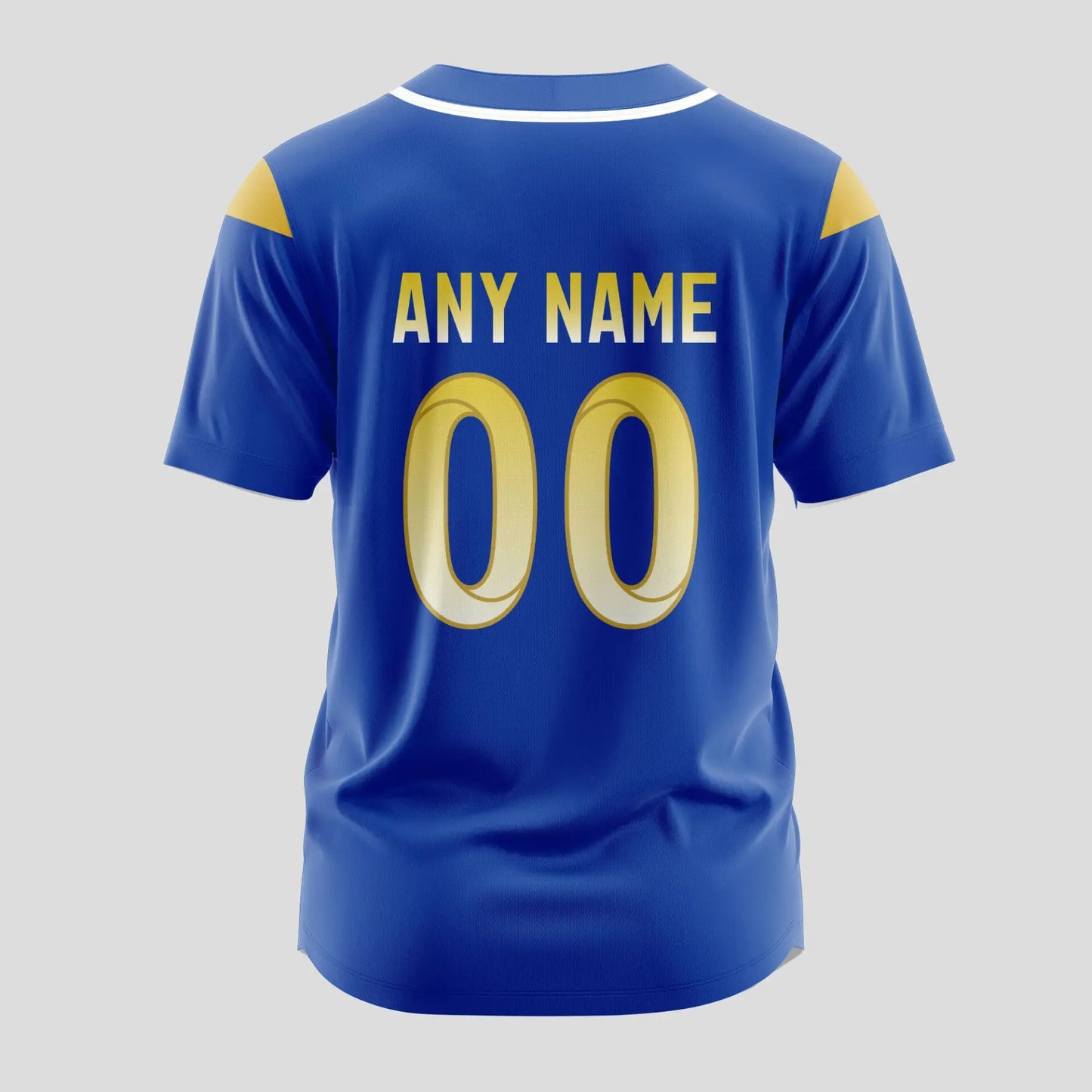 Los Angeles Rams | Classic Baseball Jersey - Customize Your Name & Number, Your Style! - HuddleStyle.com - Image 3