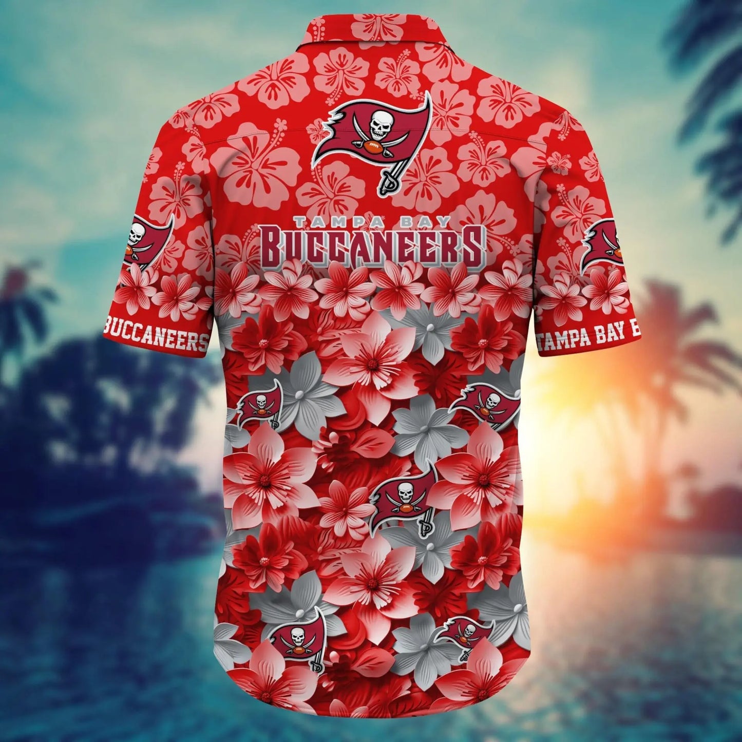 Tampa Bay Buccaneers | Hawaii Shirt For Fans, Summer Football Shirt – HuddleStyle.com - Image 3