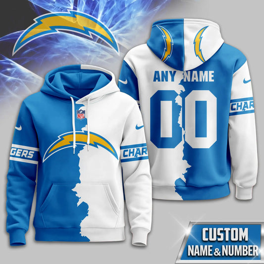 Los Angeles Chargers | Premium Victory Split Hoodie TD - HuddleStyle.com - Main