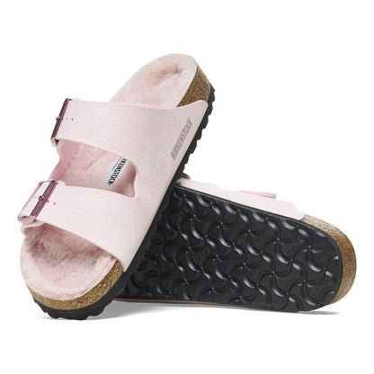 Birkenstock Shearling Two-Strap Sandal - Arizona