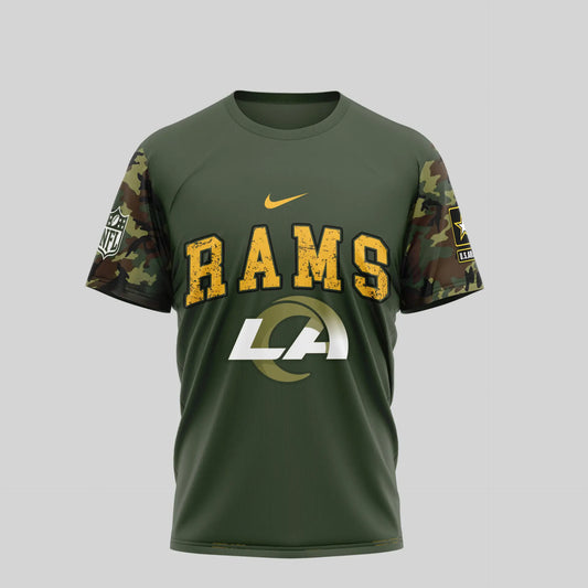 Los Angeles Rams | Premium U.S.Army 3D Shirt TD - HuddleStyle.com - Main