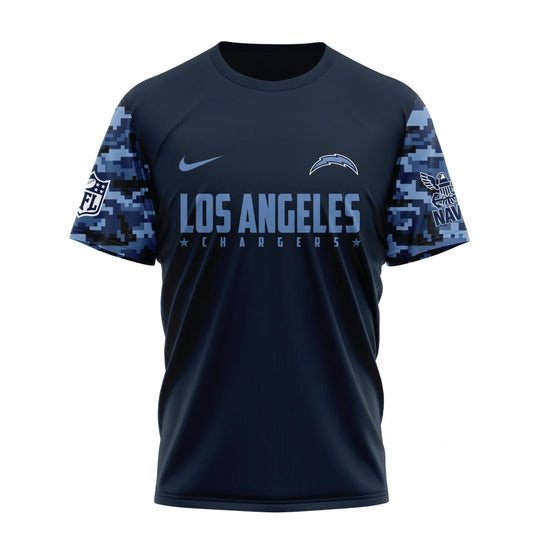 Los Angeles Chargers | Premium Navy 250 Years 3D Shirt TD - HuddleStyle.com - Main