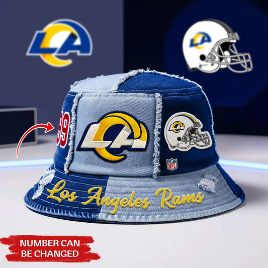 Los Angeles Rams | Premium Bucket Hat TD - HuddleStyle.com - Main