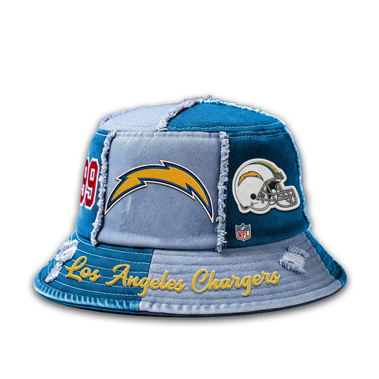 Los Angeles Chargers | Premium Bucket Hat TD - HuddleStyle.com - Main