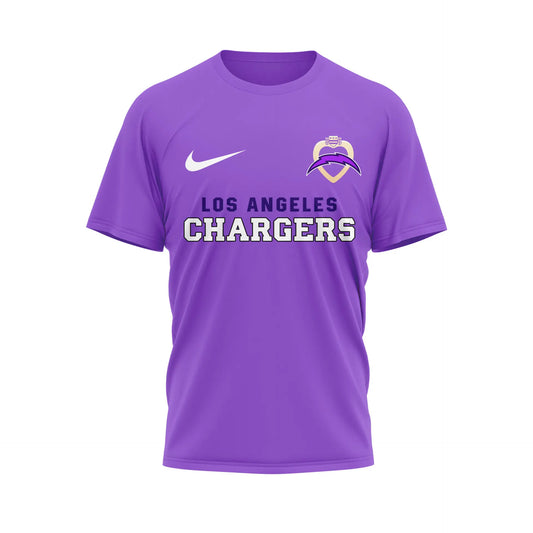 Los Angeles Chargers | Premium NFL Premium National Purple Heart Day 3D Shirt HI - HuddleStyle.com - Main