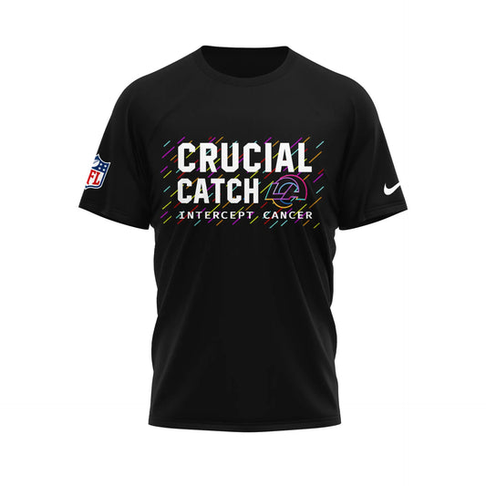 Los Angeles Rams | Premium NFL Crucial Catch 3D Shirt HI - HuddleStyle.com - Main