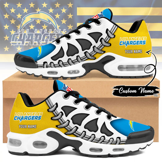 Los Angeles Chargers | Premium NFL Custom Air Max Shoes for Fans NY - HuddleStyle.com - Main
