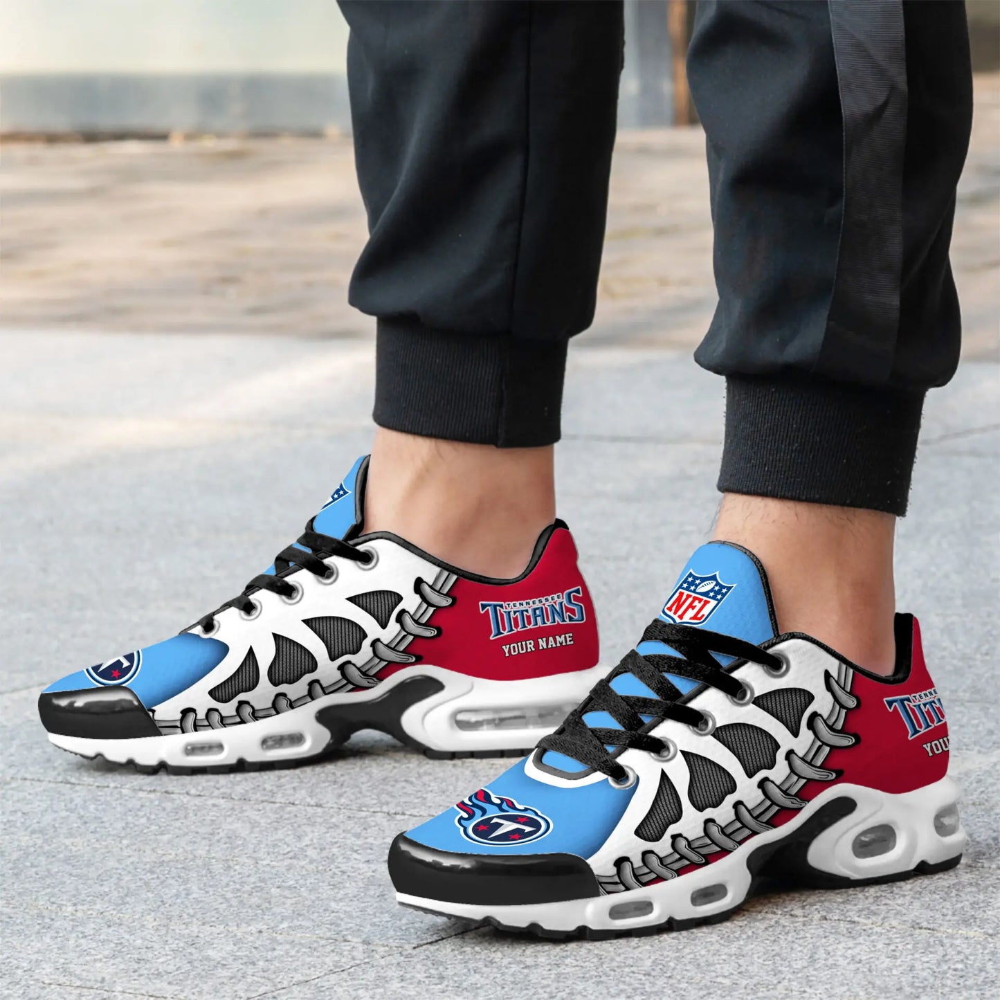 Tennessee Titans | Premium NFL Custom Air Max Shoes for Fans NY – HuddleStyle.com - Image 3