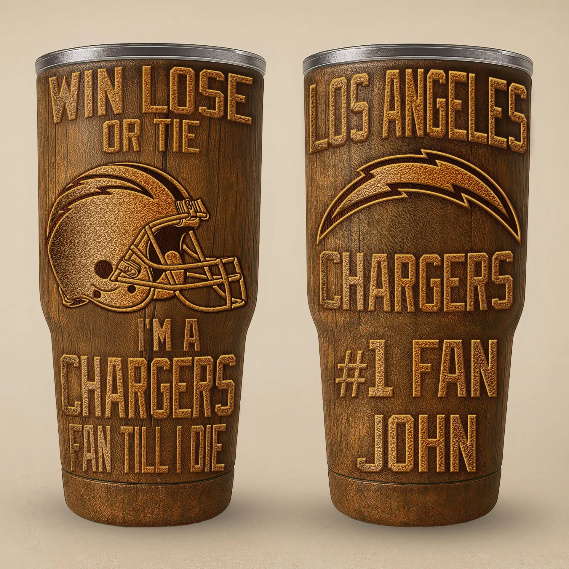 Los Angeles Chargers | PREMIUM TUMBLER TD - HuddleStyle.com - Main